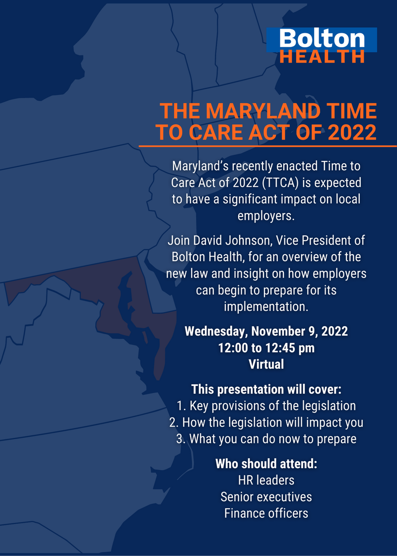 The Maryland Time to Care Act of 2022